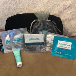 Exuviance Facial and Hand Peel, Eye Masque & Bag